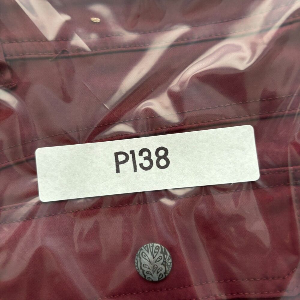 prAna Women Pants Hella Hiking Roll Up Outdoor Gorpcore Burgundy Size 6 P138 - Picture 11 of 11